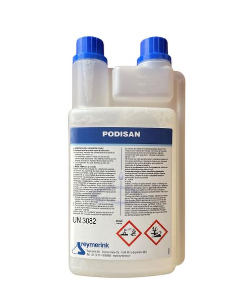 Fles Reymerink Podisan desinfectiemiddel 1 liter voor professioneel gebruik in salons