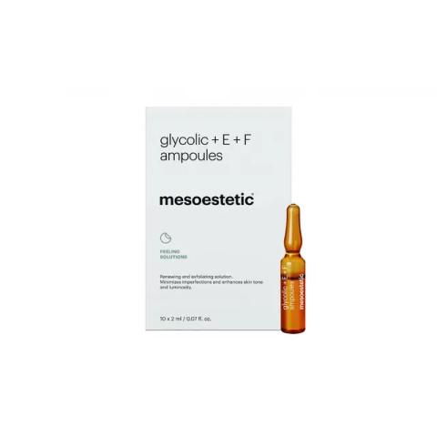 Mesoestetic Glycolic + E + F Ampoules 10 x 2ml