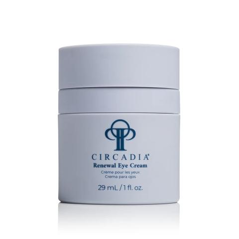 Witte tube en doosje van Circadia Renewal Eye Cream 29 ml.