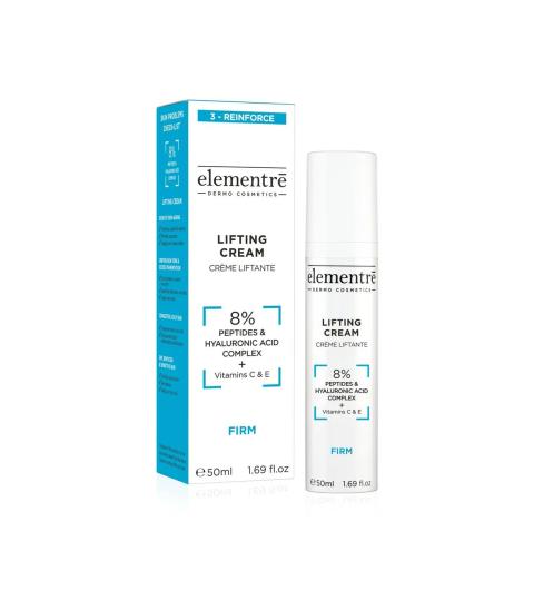 elementrē Lifting Cream 8% Peptiden & Hyaluronzuur 50 ml