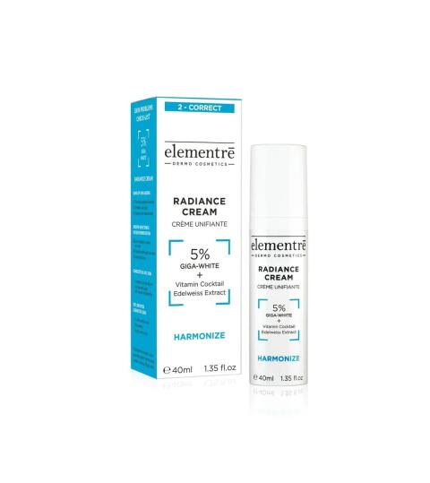 elementrē Radiance Cream 5% Giga-White 40 ml