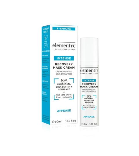 elementrē Recovery Mask Cream 8% Panthenol 50 ml